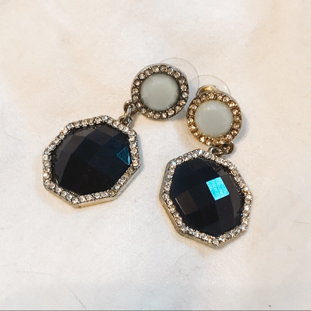 Navy & Mint Earrings